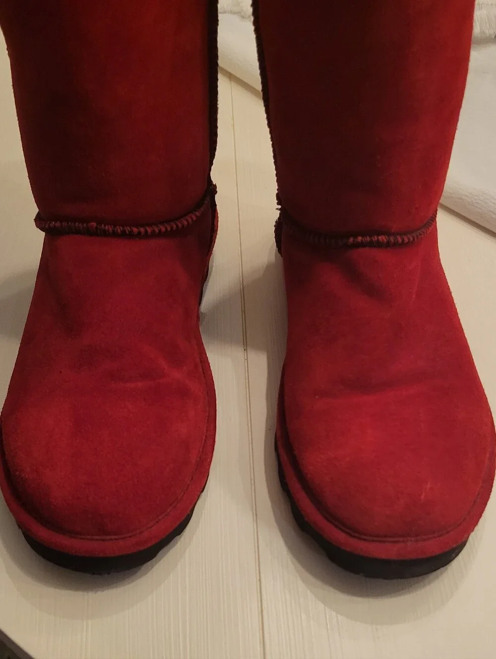 BEARPAW ELLE Women's Boots Red Size 11